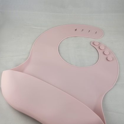 Siliconen slab Baby Pink met opvangbakje met verstelbare sluiting