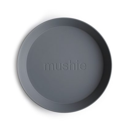 Mushie bord rond Smoke. Product foto