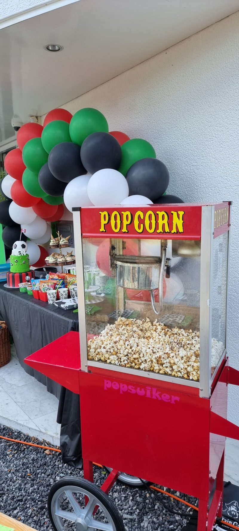 Popcorn machine te huur