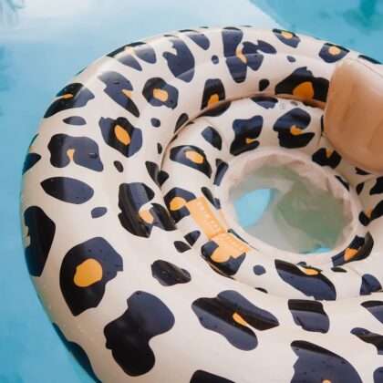 Babyfloat panterprint beige van Swim essentials